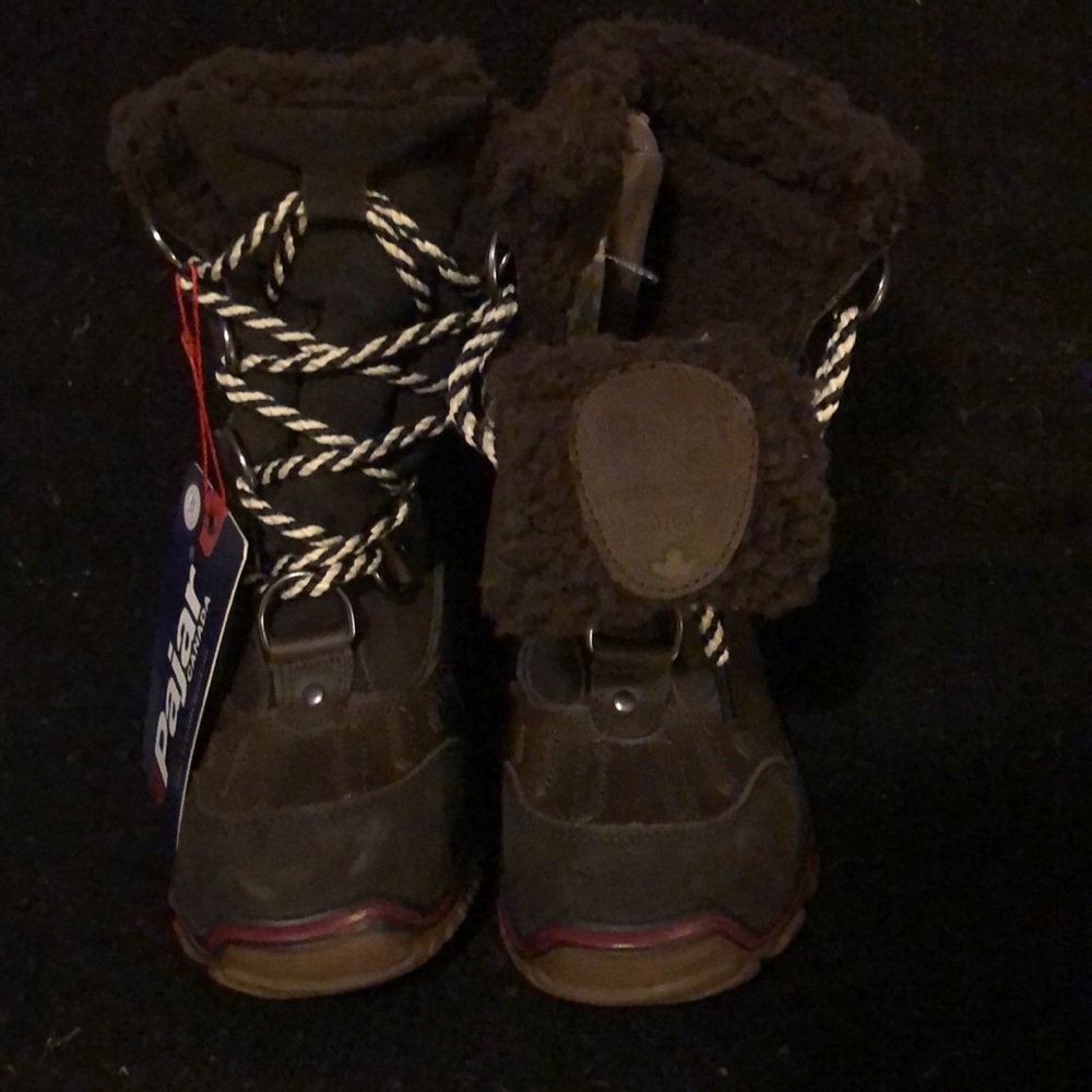 Pajar lined boots, size 6 lace up with zipper